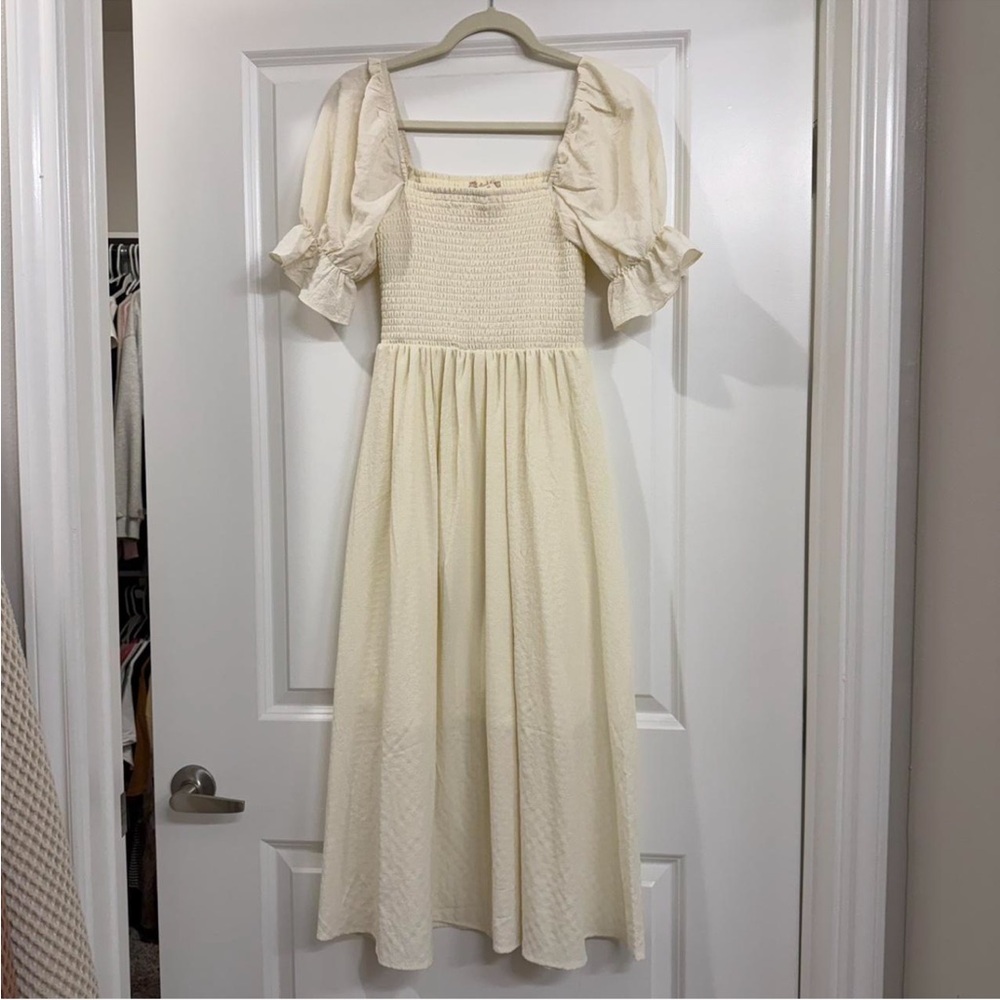 Altar'd State Cream Maxi Dress
